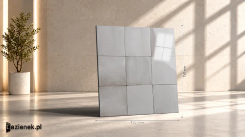 Przejdź do produktu Marazzi Rice Grigio połysk 15x15 cm gr. 10 mm - płytka nierektyfikowana / M963