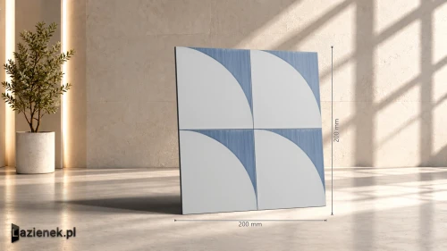 Przejdź do produktu Marazzi Scenario Blu Tappeto 2b (dekor) mat 20x20 cm gr. 10 mm - płytka nierektyfikowana / M8RE