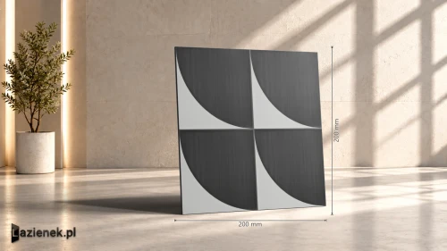 Przejdź do produktu Marazzi Scenario Nero Tappeto 2a (dekor) mat 20x20 cm gr. 10 mm - płytka nierektyfikowana / M8RF