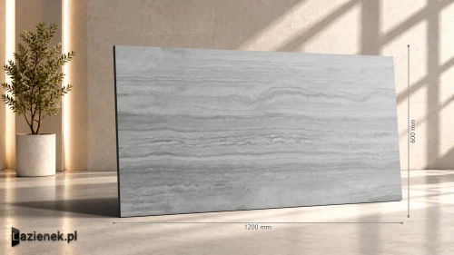 Przejdź do produktu Marazzi Marbleplay Travertino Grigio matowa 60x120 cm gr. 10 mm - płytka rektyfikowana/M4LA