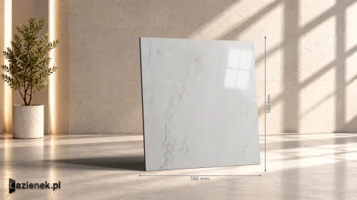 Przejdź do produktu Marazzi Marbleplay Calacatta połysk 58x58 cm gr. 10 mm - płytka rektyfikowana/M4LG