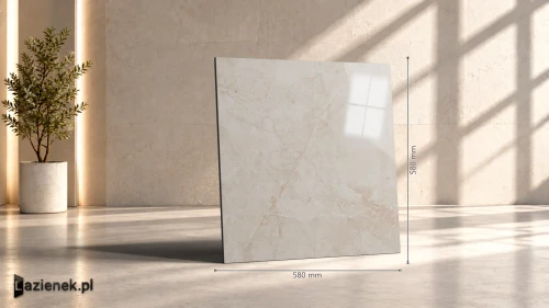 Przejdź do produktu Marazzi Marbleplay Marfil połysk 58x58 cm gr. 10 mm - płytka rektyfikowana/M4LU