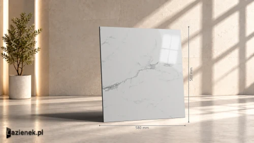 Przejdź do produktu Marazzi Marbleplay Statuario połysk 58x58 cm gr. 10 mm - płytka rektyfikowana/M4LF