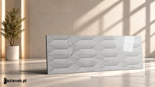 Przejdź do produktu Marazzi Marbleplay Statuario połysk 30x90 cm gr. 10 mm - płytka rektyfikowana/M4PD