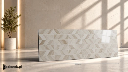Przejdź do produktu Marazzi Marbleplay Travertino połysk 30x90 cm gr. 10 mm - płytka rektyfikowana/M4PM