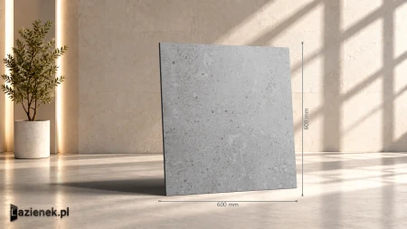 Marazzi Mystone Gris Fleury Grigio struktura 60x60 - płytka imitująca kamień
