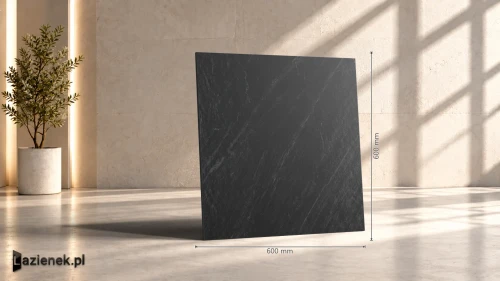 Przejdź do produktu Marazzi Mystone Lavagna Nero struktura 60x60 cm gr. 10 mm - płytka rektyfikowana/M03K