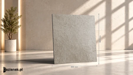 Marazzi Mystone Limestone Taupe struktura 80x80 - płytka imitująca kamień