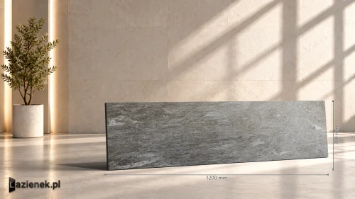 Przejdź do produktu Marazzi Mystone Pietra Di Vals Antracite matowa 30x120 cm gr. 10 mm - płytka rektyfikowana/ML7C