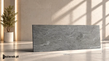 Marazzi Mystone Pietra Di Vals Antracite struktura 40x120 - płytka imitująca kamień
