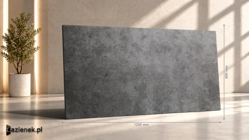 Przejdź do produktu Marazzi Mystone Silverstone Nero matowa 60x120 cm gr. 10 mm - płytka rektyfikowana/MLSF