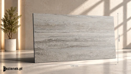 Przejdź do produktu Marazzi Mystone Travertino Silver matowa 60x120 cm gr. 10 mm - płytka rektyfikowana/M9EM