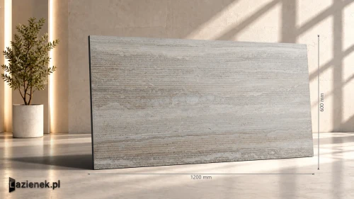 Przejdź do produktu Marazzi Mystone Travertino Silver struktura 60x120 cm gr. 10 mm - płytka rektyfikowana/M9G0
