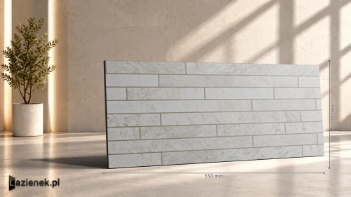 Przejdź do produktu Marazzi Rocking White struktura 22.5x55 cm gr. 10 mm - płytka nierektyfikowana / M1HP