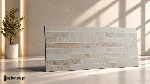 Przejdź do produktu Marazzi Rocking Beige struktura 22.5x55 cm gr. 10 mm - płytka nierektyfikowana / M1HQ