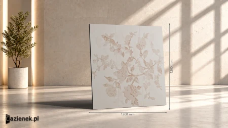 Marazzi Stone_Art Ivory 120x120 - płytka imitująca kamień