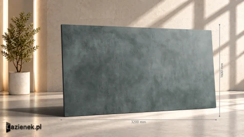 Przejdź do produktu Marazzi Grande Concrete Look Graphite matowa 160x320 cm gr. 6 mm - płytka rektyfikowana/M0TV