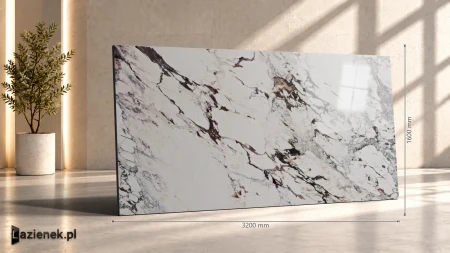 Marazzi Grande Marble Look Capraia A wzmocniona siatką - 160x320 - płytka imitująca marmur