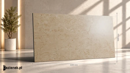 Marazzi Grande Marble Look Crema Marfil wzmocniona siatką - satyna 160x320 - płytka imitująca marmur