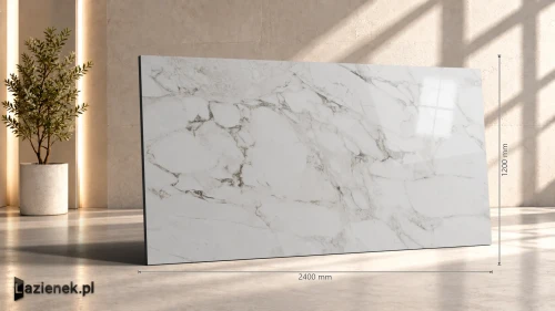 Przejdź do produktu Marazzi Grande Marble Look Calacatta Extra połysk 120x240 cm gr. 6 mm - płytka rektyfikowana/M1JS