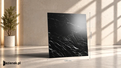 Przejdź do produktu Marazzi Grande Marble Look Elegant Black Natural (mat) 120x120 cm gr. 6 mm - płytka rektyfikowana/M111