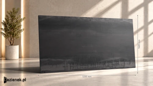 Przejdź do produktu Marazzi Grande Metal Look Dark Metal wzmocniona siatką matowa 160x320 cm gr. 6 mm - płytka rektyfikowana/M389