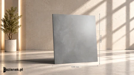 Marazzi Grande Resin Look Grigio satyna 120x120 - płytka imitująca żywicę