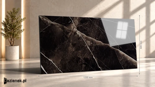 Przejdź do produktu Marazzi Allmarble Calacatta Black połysk 60x120 cm gr. 10 mm - płytka rektyfikowana/MELQ