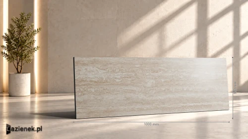 Przejdź do produktu Marazzi Fabula Wall Travertino gładka 33x100 cm gr. 10 mm - płytka rektyfikowana/MN39