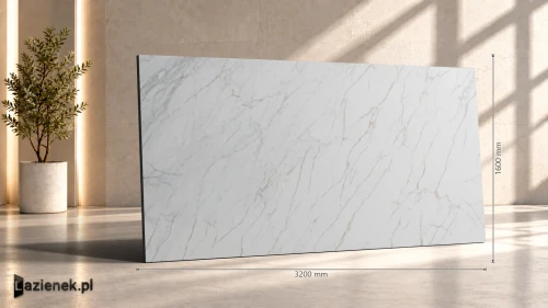 Przejdź do produktu Marazzi Grande Marble Look Calacatta Supreme wzmocniona siatką - mat 160x320 cm gr. 6 mm - płytka rektyfikowana/MPHC