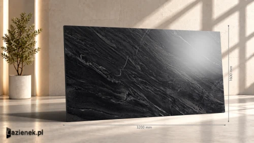 Przejdź do produktu Marazzi Grande Stone Look Bahia Black szczotkowana satyna  160x320 cm gr. 6 mm - płytka rektyfikowana/MKC0