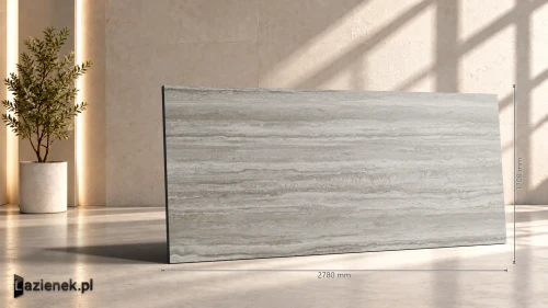 Przejdź do produktu Marazzi Grande Stone Look Travertino Silver matowa 120x278 cm gr. 6 mm - płytka rektyfikowana/MPMJ