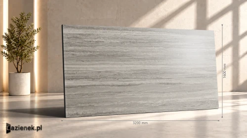 Przejdź do produktu Marazzi Grande Stone Look Travertino Silver satyna 160x320 cm gr. 6 mm - płytka rektyfikowana/MJWX