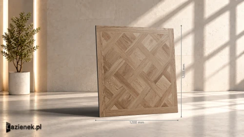 Przejdź do produktu Marazzi Intrecci Castagna matowa 120x120 cm gr. 10 mm - płytka rektyfikowana/MEK4