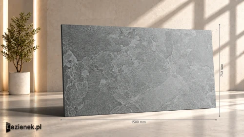 Przejdź do produktu Marazzi Mystone Pietra Ligure Antracite matowa 75x150 cm gr. 9 mm - płytka rektyfikowana/MPKH