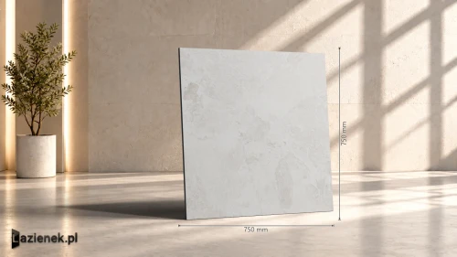 Przejdź do produktu Marazzi Mystone Pietra Ligure Bianco matowa 75x75 cm gr. 9 mm - płytka rektyfikowana/MPKN