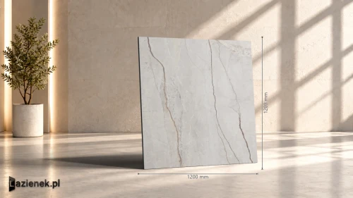 Przejdź do produktu Marazzi Mystone Silver Root Beige matowa 120x120 cm gr. 9 mm - płytka rektyfikowana/MPFJ