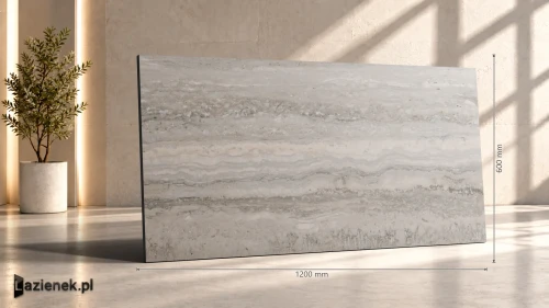 Przejdź do produktu Marazzi Mystone Travertino Silver mat ptv 60x120 cm gr. 10 mm - płytka rektyfikowana/MA06