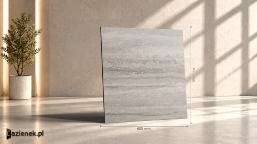 Przejdź do produktu Marazzi Mystone Travertino Silver mat ptv 60x60 cm gr. 10 mm - płytka rektyfikowana/MA0M