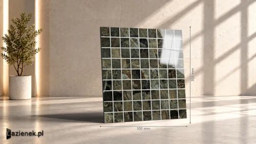 Przejdź do produktu Marazzi Allmarble Verde Borgogna połysk 30x30 cm gr. 10 mm - płytka nierektyfikowana/MEZ7
