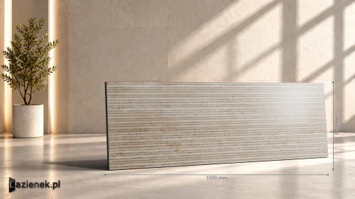 Przejdź do produktu Marazzi Fabula Wall 3D Mikado Travertino 33x100 cm gr. 10 mm - płytka rektyfikowana/MP0K