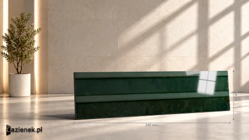 Przejdź do produktu Marazzi Lume Green Struttura 3D Rake połysk 6x24 cm gr. 14 mm - płytka nierektyfikowana/MP9L