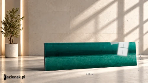 Przejdź do produktu Marazzi Lume Emerald Struttura 3D Swing połysk 6x24 cm gr. 14 mm - płytka nierektyfikowana/MP9A