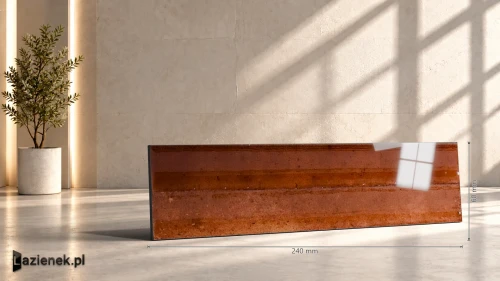 Przejdź do produktu Marazzi Lume Caramel Struttura 3D Swing połysk 6x24 cm gr. 14 mm - płytka nierektyfikowana/MP95
