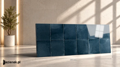 Przejdź do produktu Marazzi Rice Blu połysk 7.5x20 cm gr. 10 mm - płytka nierektyfikowana / M969