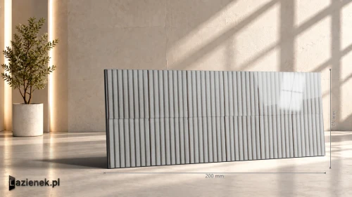 Przejdź do produktu Marazzi Rice Grigio Pleat 3D połysk 7.5x20 cm gr. 12,5 mm - płytka nierektyfikowana / M96K
