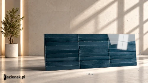 Przejdź do produktu Marazzi Rice Blu połysk 5x15 cm gr. 10 mm - płytka nierektyfikowana / M96R