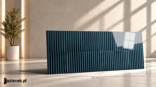 Przejdź do produktu Marazzi Rice Blu Pleat 3D połysk 7.5x20 cm gr. 12,5 mm - płytka nierektyfikowana / M96L