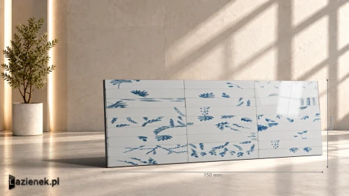 Przejdź do produktu Marazzi Rice Bianco Leaf (dekor) połysk 5x15 cm gr. 10 mm - płytka nierektyfikowana / M96T
