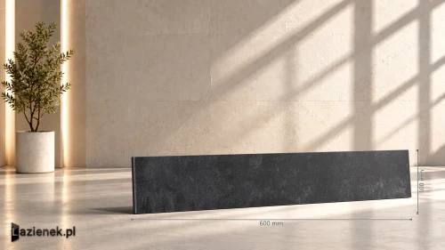 Przejdź do produktu Marazzi Sistemn Nero mat 10x60 cm gr. 11 mm - płytka rektyfikowana / M837